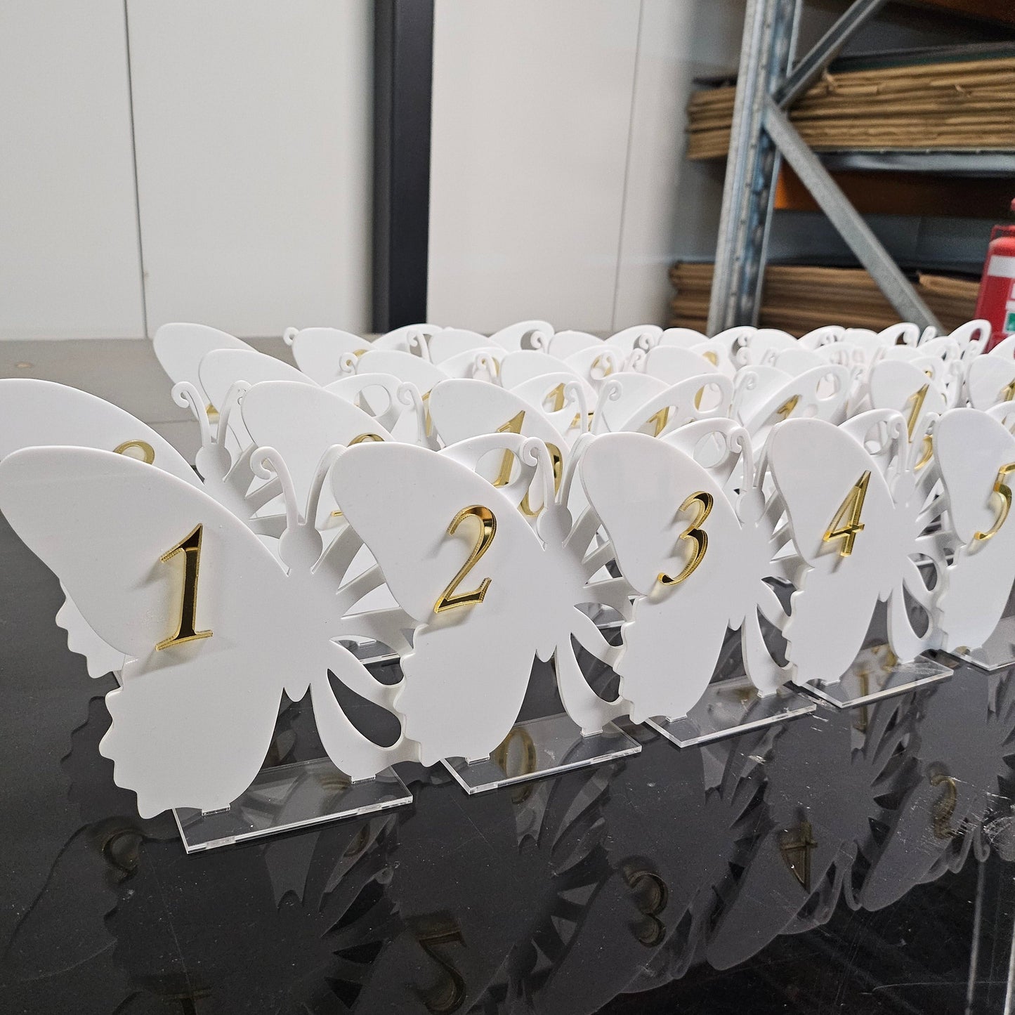 Butterfly Table Numbers