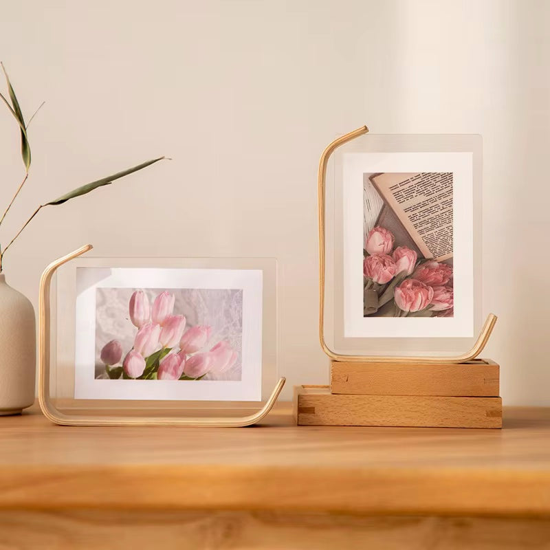 Acrylic Wooden Photo Frame Herbarium Display Frame
