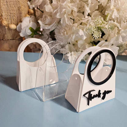 Acrylic Gift Bags - Perfect for Parties and Bonbonniere - Min. Order 10 FAME-ily Art