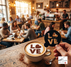 Foam Dusting Stencils - Coffee, Beer & Cafe Art
