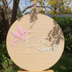 Round Business Signage FAME-ily Art