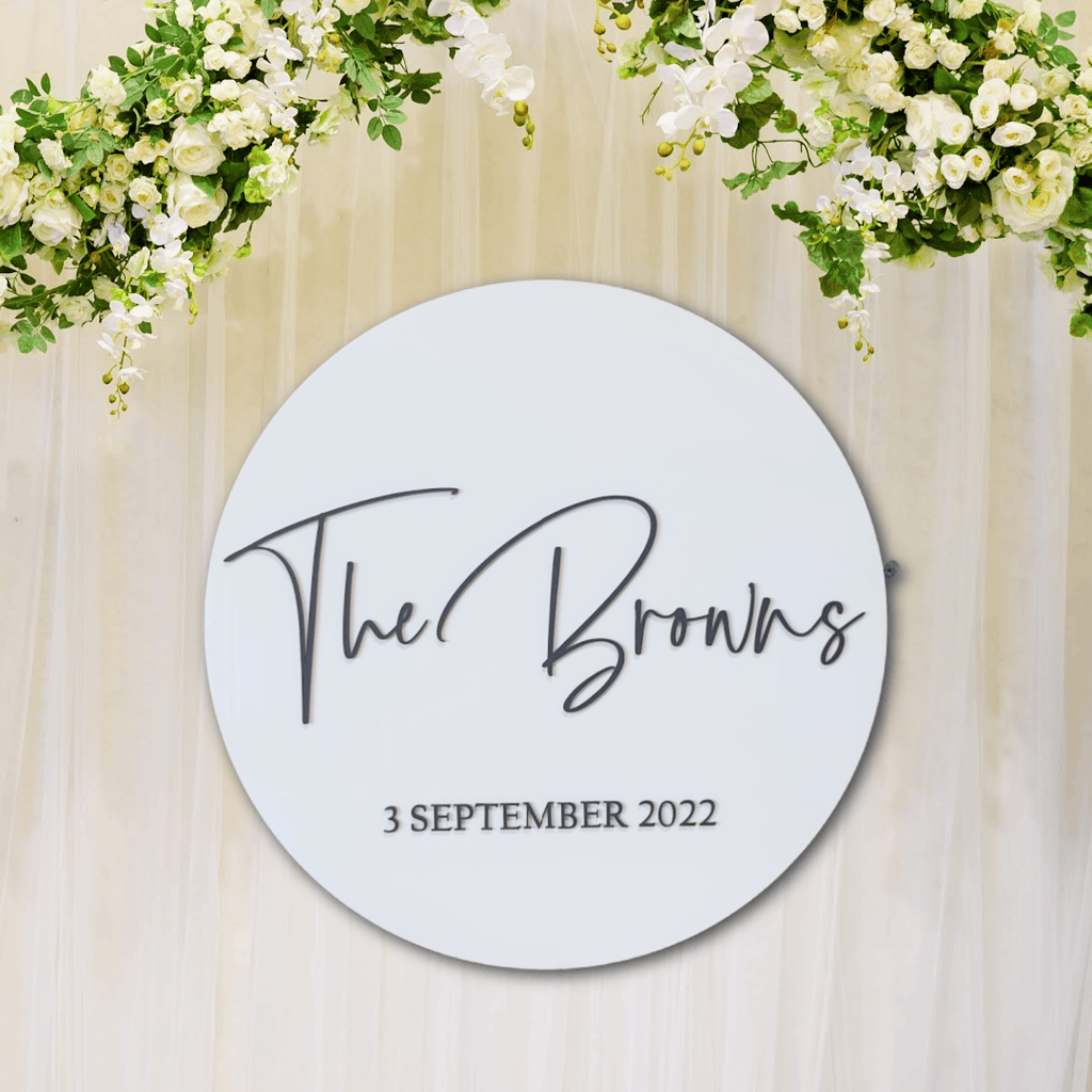 Round Event Sign – photo 3