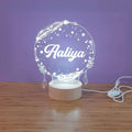 LED Light Up Wooden Round Base FAME-ily Art
