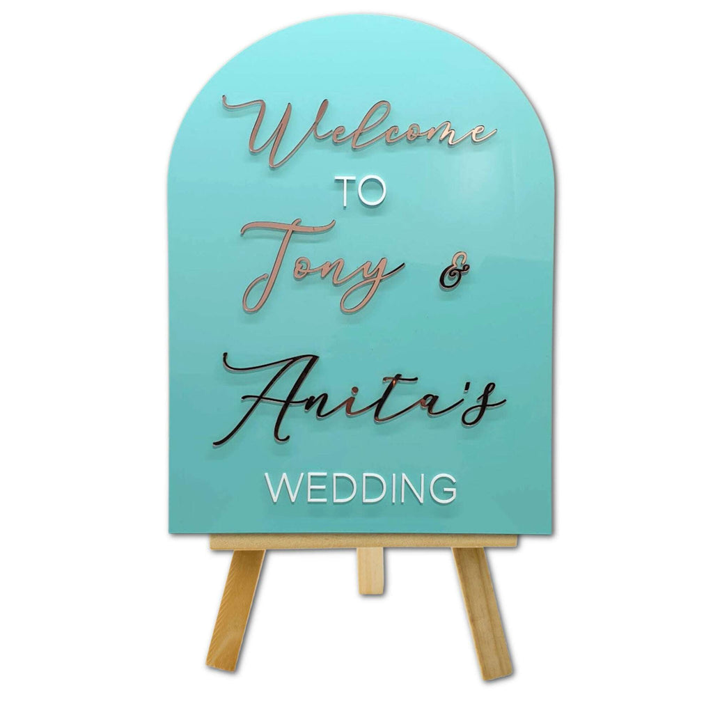 arch sign welcome sign