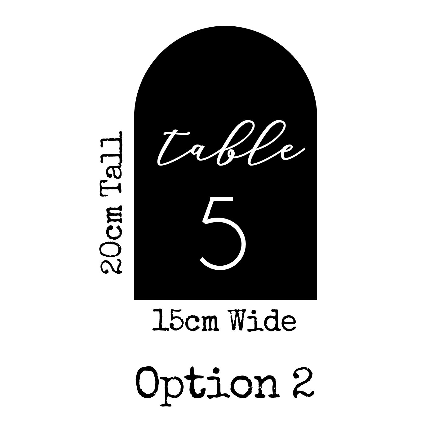 Arch Table Numbers 