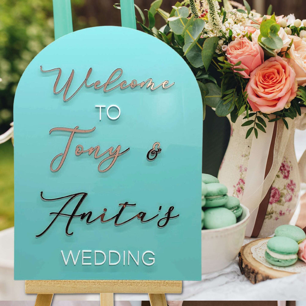 arch sign welcome sign