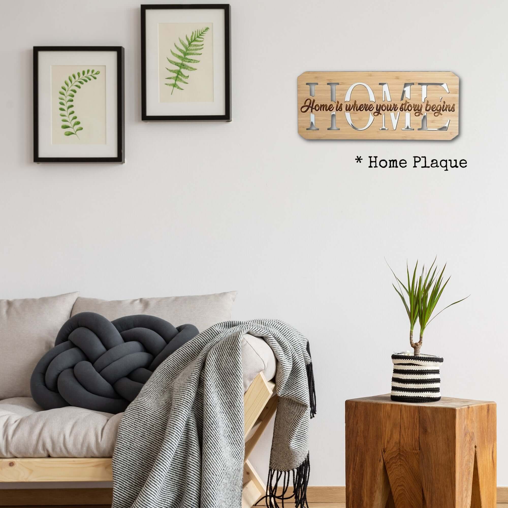 Surname Family Home Love Plaque FAME-ily Art