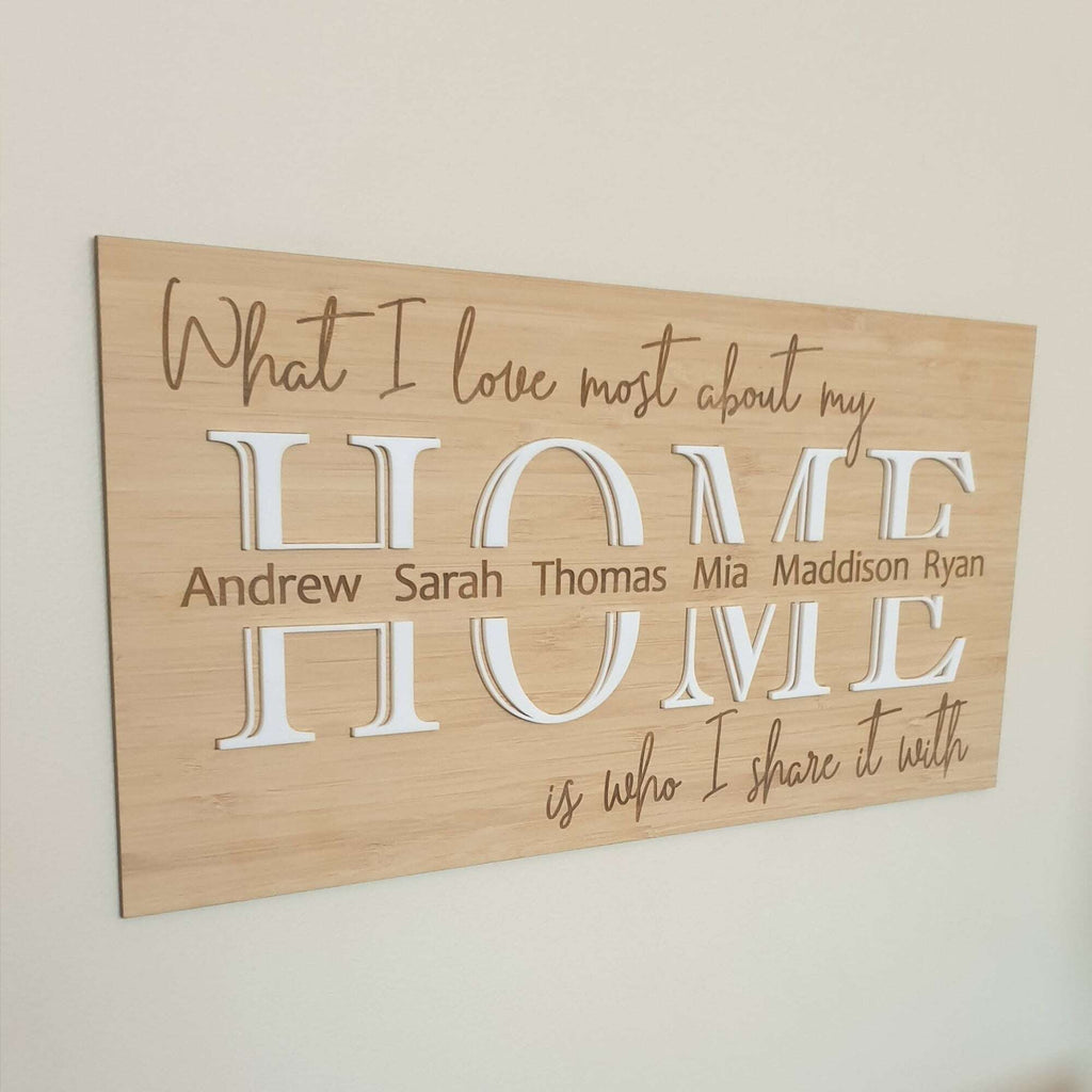 Home Sign with Saying – photo 3