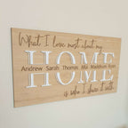 Home Sign with Saying – photo 3