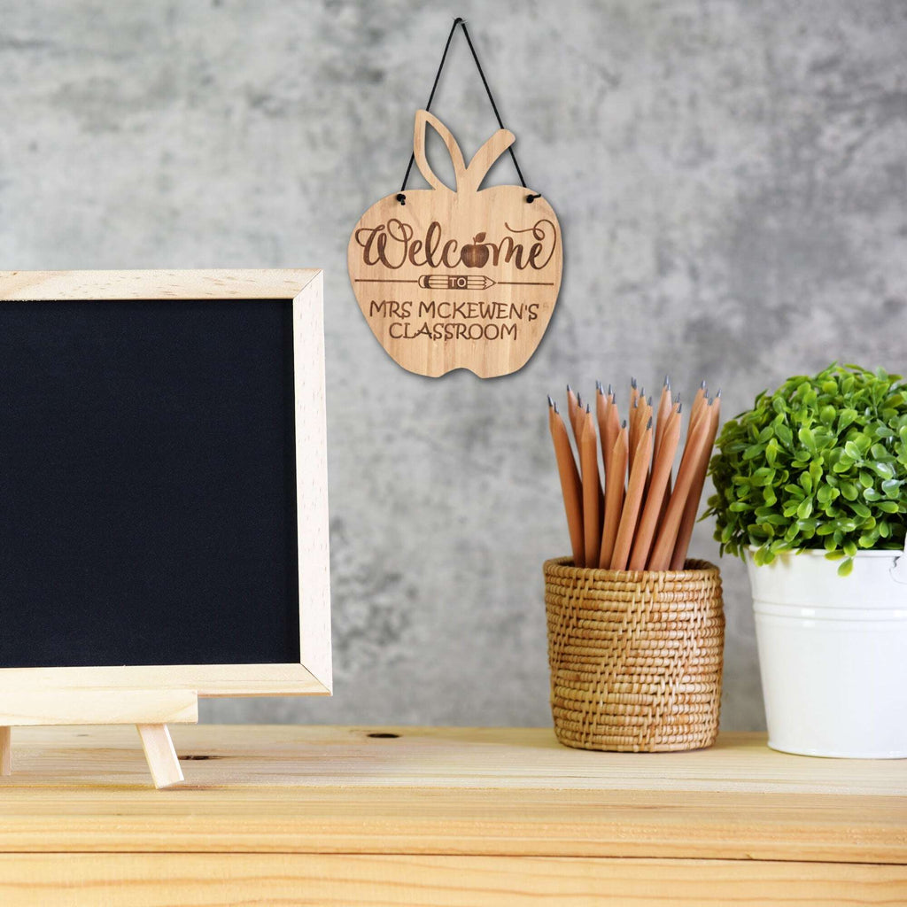 Personalised Teachers Welcome Sign