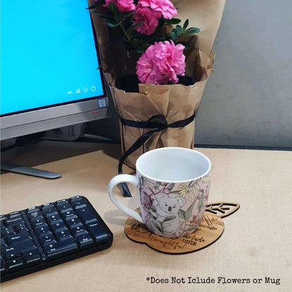 Teachers Apple Coaster with Gift Tag FAME-ily Art