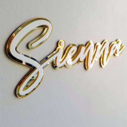 3D Single Line Event Sign FAME-ily Art