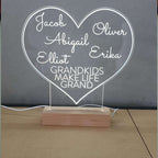 Led Heart Shape - Grandparent