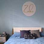 Round Name Plaque FAME-ily Art