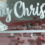 Personalised Merry Christmas Sign – photo 3