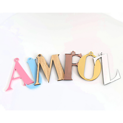 Ornament Letter FAME-ily Art