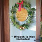 Personalised Christmas Wreath Plaque