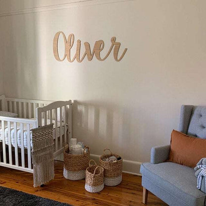 Script Name Plaque - Mirror FAME-ily Art