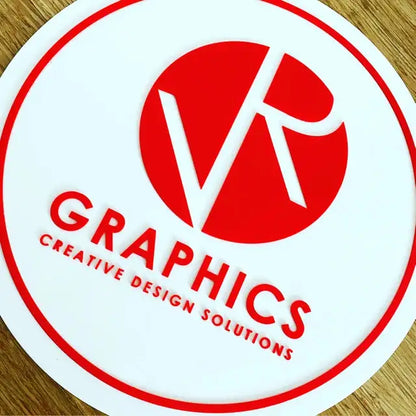 Round Business Signage FAME-ily Art
