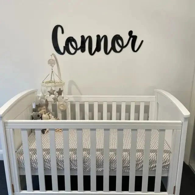 Black Name Plaque