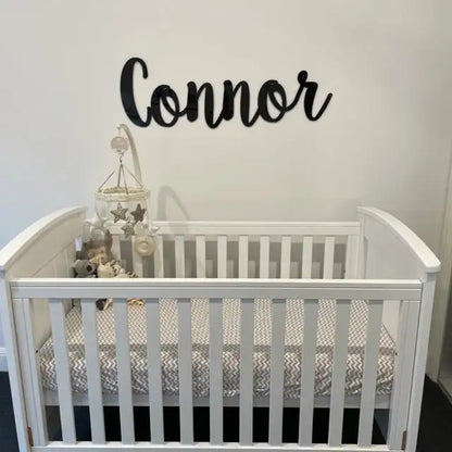 Black Name Plaque