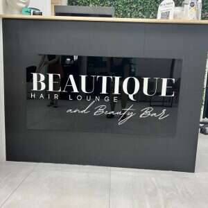 Rectangle Business Signage - Bamboo FAME-ily Art