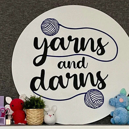 Round Business Signage - Bamboo FAME-ily Art