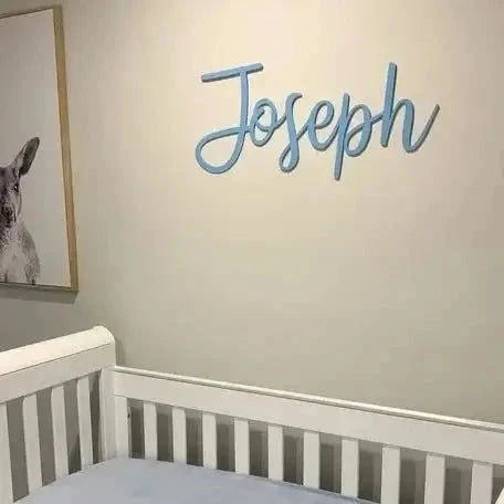 Blue Name Plaque