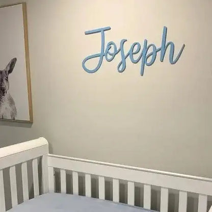 Blue Name Plaque
