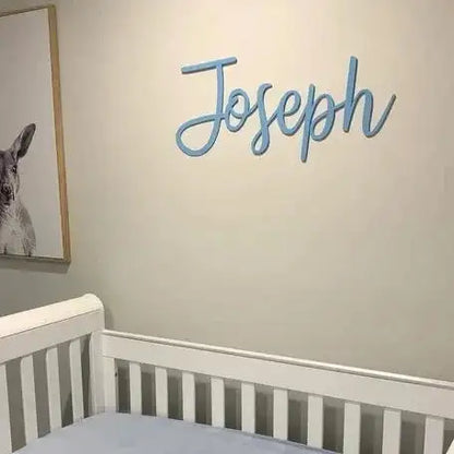 Blue Name Plaque