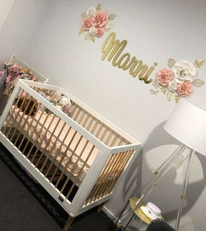 Script Name Plaque - Mirror FAME-ily Art