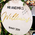 Wedding Welcome Sign & Guest Book FAME-ily Art