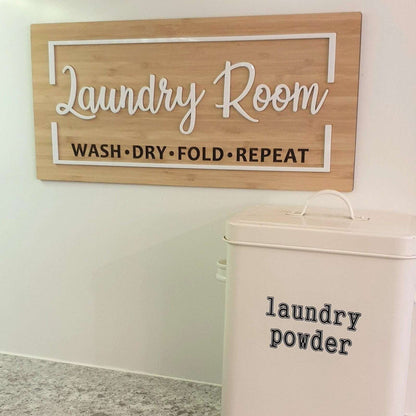 Laundry Room Sign FAME-ily Art