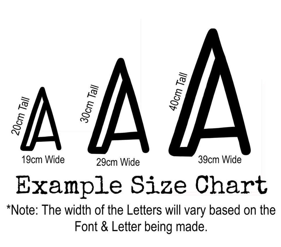 Capital Block Letters FAME-ily Art